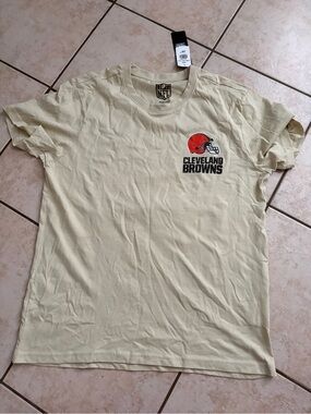 NFL Cleveland Browns Cream Short Sleeve Team Tee